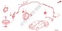 RADIO ANTENNE/LUIDSPREKER(LH) voor Honda ACCORD 2.0EX 4 deuren 5-versnellings handgeschakelde versnellingsbak 2011