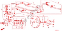 REM HOOFDCILINDER/HOOFDSPANNING(LH) voor Honda ACCORD 2.0EX 4 deuren 5-versnellings handgeschakelde versnellingsbak 2011