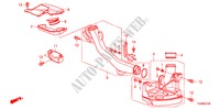 RESONATOR KAMER(2.4L) voor Honda ACCORD VTI-L 4 deuren 5-traps automatische versnellingsbak 2009