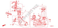 RESONATOR KAMER(3.5L) voor Honda ACCORD 3.5 4 deuren 5-traps automatische versnellingsbak 2009