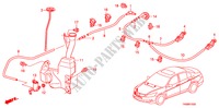 RUITESPROEIER(KD) voor Honda ACCORD 2.4 4 deuren 5-traps automatische versnellingsbak 2009