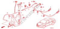 RUITESPROEIER(KU/KW) voor Honda ACCORD VTI 4 deuren 5-traps automatische versnellingsbak 2011