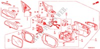 SPIEGEL(2) voor Honda ACCORD VTI-L 4 deuren 5-traps automatische versnellingsbak 2011