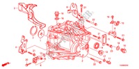 TRANSMISSIE HUIS(L4) voor Honda ACCORD 2.0LX 4 deuren 5-versnellings handgeschakelde versnellingsbak 2008