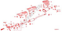 UITLAATPIJP(2.4L) voor Honda ACCORD VTI 4 deuren 5-traps automatische versnellingsbak 2011