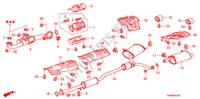 UITLAATPIJP(3.5L) voor Honda ACCORD 3.5 4 deuren 5-traps automatische versnellingsbak 2010