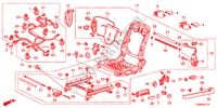 V. ZITTING COMPONENTEN(L.)(VOLLEDIG BEKRACHTIGDE ZITTING) voor Honda ACCORD 2.0EX 4 deuren 5-traps automatische versnellingsbak 2011
