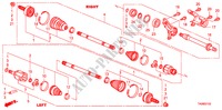 VOOR AANDRIJFAS/HALVE AS(3.5L) voor Honda ACCORD 3.5EX 4 deuren 5-traps automatische versnellingsbak 2011