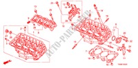 VOOR CILINDER HOOFD(3.5L) voor Honda ACCORD 3.5EX 4 deuren 5-traps automatische versnellingsbak 2011
