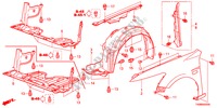 VOOR KAPPEN voor Honda ACCORD VTI-L 4 deuren 5-traps automatische versnellingsbak 2011