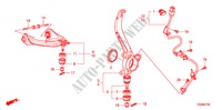 VOOR KNOKKEL voor Honda ACCORD VTI-L 4 deuren 5-traps automatische versnellingsbak 2011