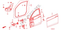 VOOR PORTIER PANELEN voor Honda ACCORD 2.0EX 4 deuren 5-traps automatische versnellingsbak 2011