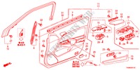 VOOR PORTIER VOERING(LH) voor Honda ACCORD 2.4EX 4 deuren 5-traps automatische versnellingsbak 2011