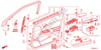 VOOR PORTIER VOERING(RH) voor Honda ACCORD 3.5SIR 4 deuren 5-traps automatische versnellingsbak 2011
