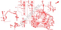 ATF PIJP/SNELHEIDSENSOR(4) voor Honda CIVIC VTI 4 deuren 4-traps automatische versnellingsbak 1999