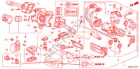 COMBINATIESCHAKELAAR(LH) voor Honda CIVIC 1.6IES 4 deuren 5-versnellings handgeschakelde versnellingsbak 1998