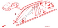 GIETWERK voor Honda CIVIC 1.6IES 4 deuren 5-versnellings handgeschakelde versnellingsbak 1998