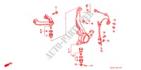 KNOKKEL voor Honda BALLADE 150I 4 deuren 4-traps automatische versnellingsbak 1997