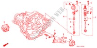 KOPPELING TERUGKEER (2) voor Honda BALLADE 180I 4 deuren 5-versnellings handgeschakelde versnellingsbak 1997