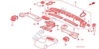 VERWARMING KANAAL(LH) voor Honda CIVIC 1.6IES 4 deuren 5-versnellings handgeschakelde versnellingsbak 1998