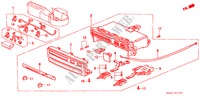 VERWARMING REGELAAR(LH) voor Honda CIVIC 1.6IES 4 deuren 5-versnellings handgeschakelde versnellingsbak 1998
