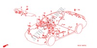 BEDRADINGSBUNDEL(RH) voor Honda BALLADE 150I 4 deuren 5-versnellings handgeschakelde versnellingsbak 2000