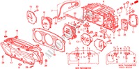 COMBINATIEMETER KOMPONENTEN(NS) voor Honda CIVIC 1.4IS 4 deuren 4-traps automatische versnellingsbak 2000