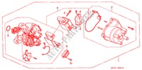 DISTRIBUTEUR(HITACHI) (D4T94 05) voor Honda CIVIC BASE 4 deuren 4-traps automatische versnellingsbak 2000