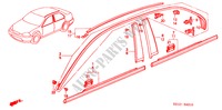 GIETWERK voor Honda CIVIC EXI-S 4 deuren 4-traps automatische versnellingsbak 2000