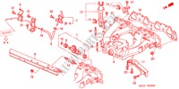 INLAAT SPRUITSTUK(1) voor Honda CIVIC 1.4IS 4 deuren 5-versnellings handgeschakelde versnellingsbak 2000