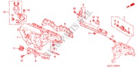 INLAAT SPRUITSTUK(3) voor Honda BALLADE 160I 4 deuren 4-traps automatische versnellingsbak 2000