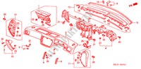 INSTRUMENTEN PANEEL(RH) voor Honda BALLADE 150I 4 deuren 5-versnellings handgeschakelde versnellingsbak 2000