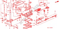 KEUZEHENDEL(LH) voor Honda CIVIC 1.6IES 4 deuren 4-traps automatische versnellingsbak 2000