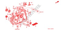 KOPPEL CONVERTER HUIS(1) voor Honda CIVIC EXI 4 deuren 4-traps automatische versnellingsbak 2000