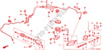 KOPPELING HOOFDCILINDER (LH) voor Honda CIVIC EXI 4 deuren 5-versnellings handgeschakelde versnellingsbak 2000
