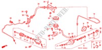 KOPPELING HOOFDCILINDER (RH) voor Honda BALLADE 160I 4 deuren 4-traps automatische versnellingsbak 2000