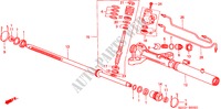 P.S. VERSNELLING BOX(RH) voor Honda CIVIC EXI 4 deuren 4-traps automatische versnellingsbak 2000