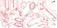 RADIO ANTENNE/LUIDSPREKER voor Honda CIVIC VTI 4 deuren 5-versnellings handgeschakelde versnellingsbak 2000