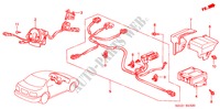 SRS EENHEID(LH) voor Honda CIVIC VTI LEV 4 deuren 4-traps automatische versnellingsbak 2000