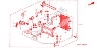 ATF KOELERPAKKET voor Honda CIVIC 1.6LS 4 deuren 4-traps automatische versnellingsbak 2002