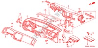 INSTRUMENTEN PANEEL(LH) voor Honda CIVIC 1.6LS 4 deuren 5-versnellings handgeschakelde versnellingsbak 2003