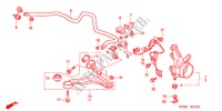 KNOKKEL voor Honda CIVIC 1.4S 4 deuren 4-traps automatische versnellingsbak 2001