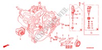 KOPPELING TERUGKEER voor Honda CIVIC 1.4S 4 deuren 5-versnellings handgeschakelde versnellingsbak 2001