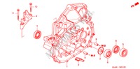 KOPPELINGKAST voor Honda CIVIC VTI 4 deuren 5-versnellings handgeschakelde versnellingsbak 2002