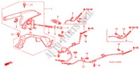 PARKEERREM(1) voor Honda CIVIC VTI 4 deuren 5-versnellings handgeschakelde versnellingsbak 2002
