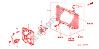 RADIATEUR(CALSONIC) voor Honda CIVIC 1.6LS 4 deuren 4-traps automatische versnellingsbak 2003