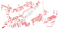 UITLAATPIJP/GELUIDDEMPER (2.0L) voor Honda CIVIC 2.0IVT 4 deuren 5-traps automatische versnellingsbak 2004