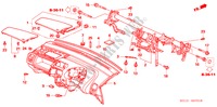 INSTRUMENTEN PANEEL(RH) voor Honda CITY S 4 deuren 5-versnellings handgeschakelde versnellingsbak 2005