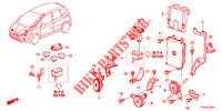BEDIENINGSEENNEID (COMPARTIMENT MOTEUR) (LH) voor Honda JAZZ HYBRID LUXURY 5 deuren CVT versnellingsbak 2015