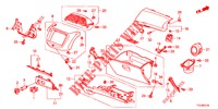 INSTRUMENTEN AFWERKING (COTE DE PASSAGER) (LH) voor Honda JAZZ HYBRID LUXURY 5 deuren CVT versnellingsbak 2015
